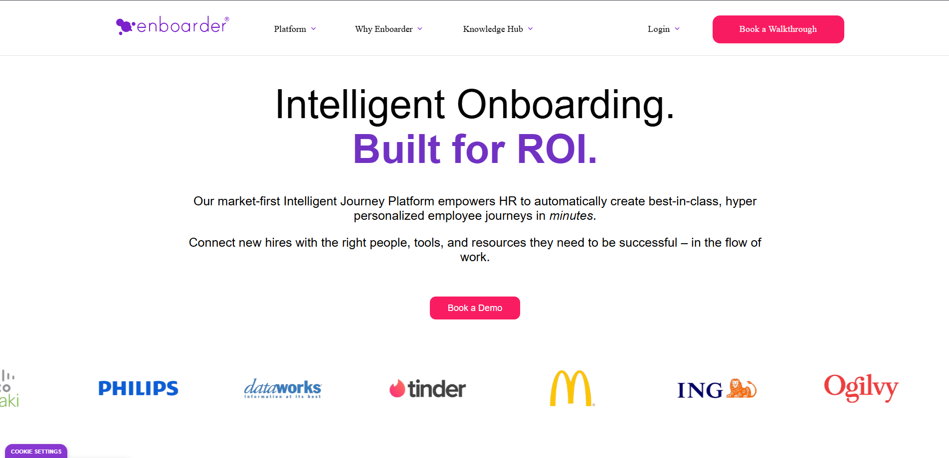 Responsive Website Development for Enboarder